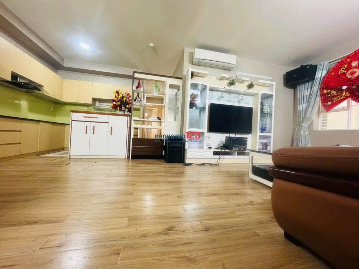 Cho thuê Ruby Garden 97m2 2PN nhà rộng, ban công thoáng giá 10 triệu/th