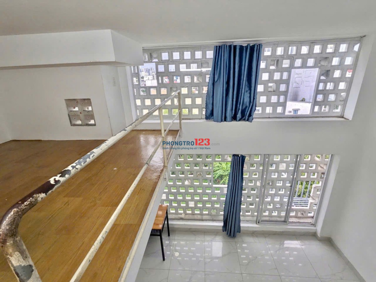 Cho thuê phòng gác lửng cao, rộng, full nội thất, MG riêng – Đặng Thùy Trâm gần ĐH Văn Lang VLU, IUH