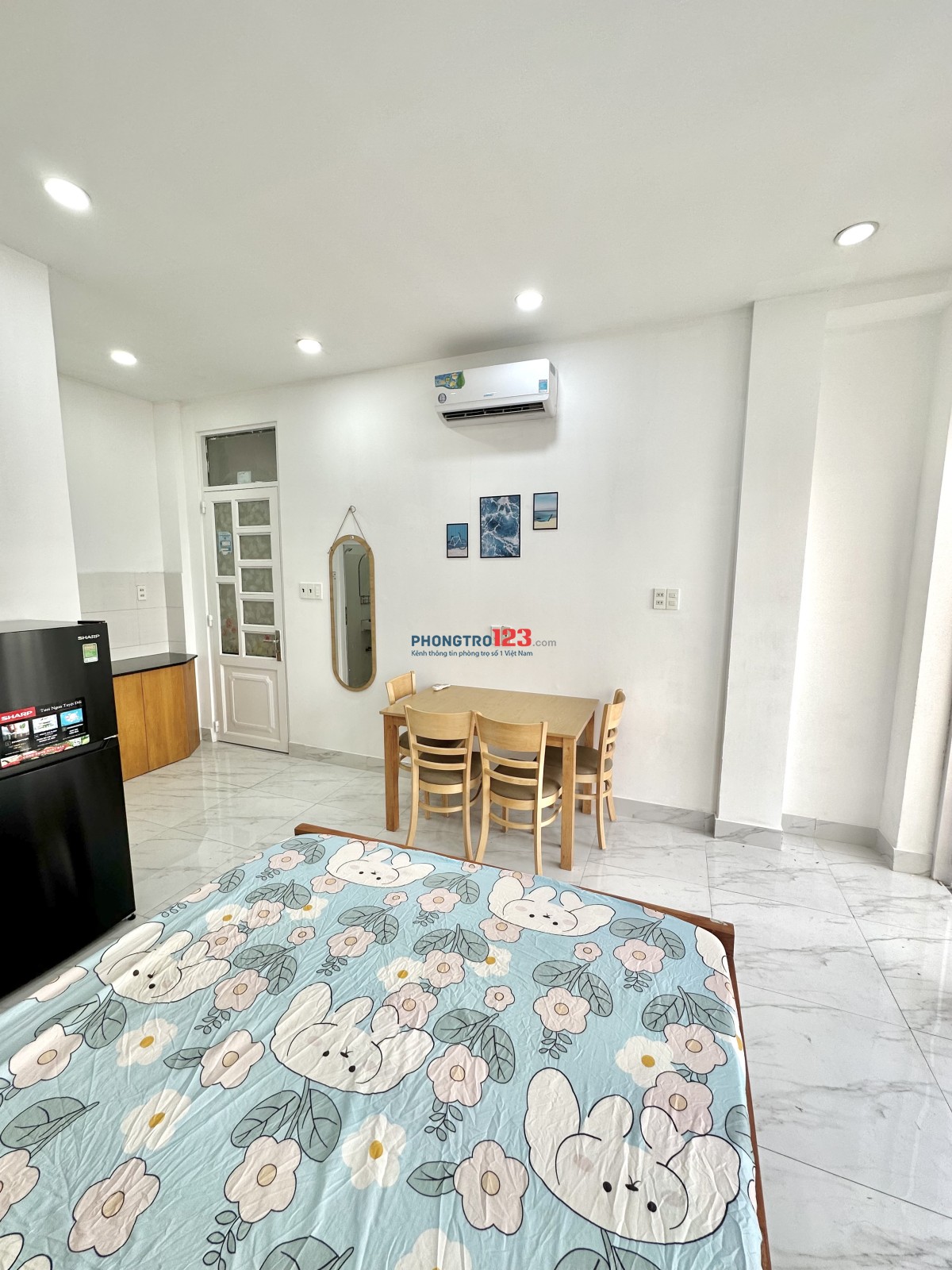 Phòng full nội thất Nguyễn Hữu Cảnh gần Vinhome
