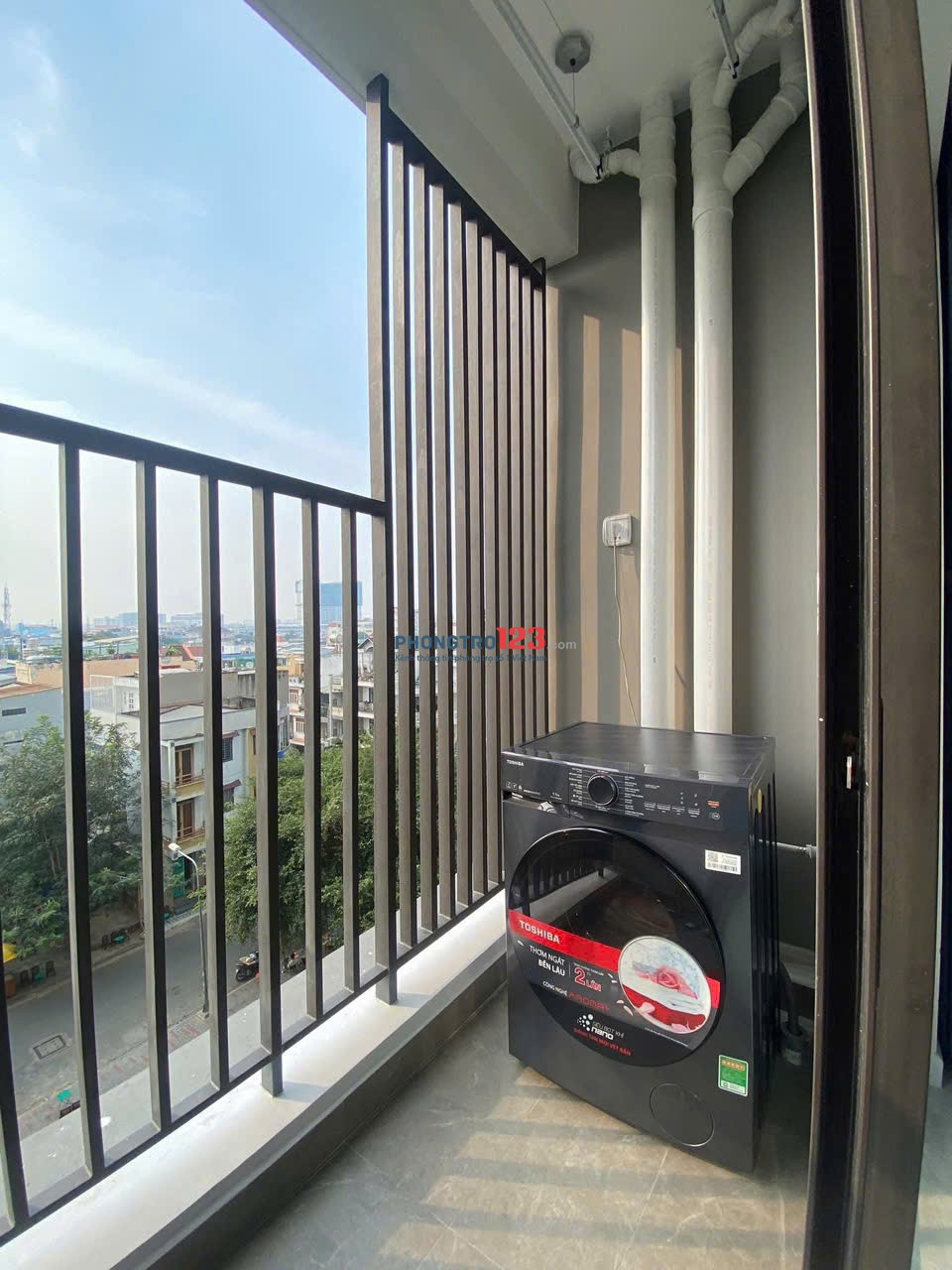 Chung cư mới Happy One, Thạnh Lộc 8, Q12: Full NT, 2PN, 65m2, 9tr/th