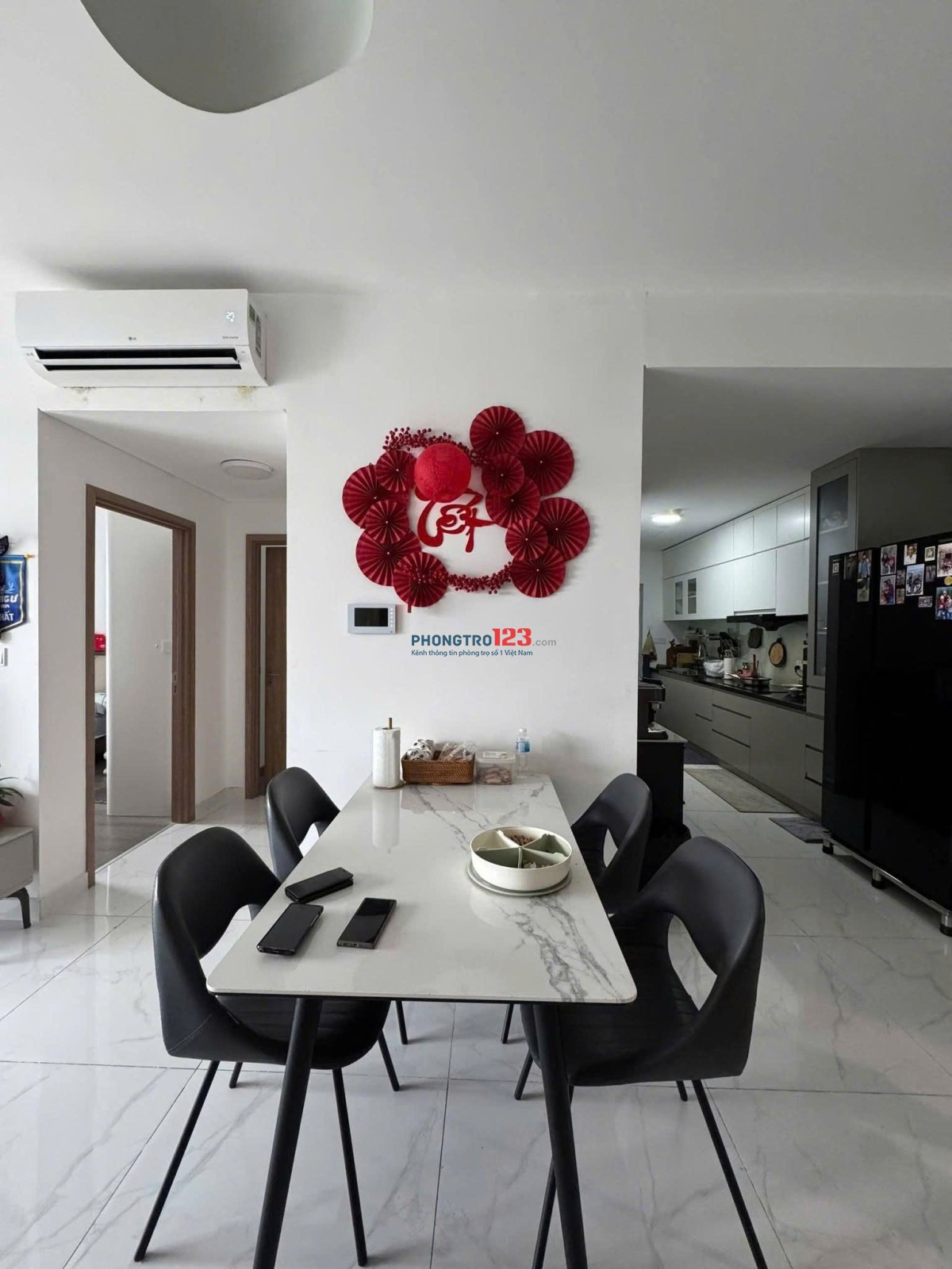 Central Plaza-Phạm Văn Hai 2PN Full Nội thất cho thuê 13,5 Tr/th 72m2 có ban công