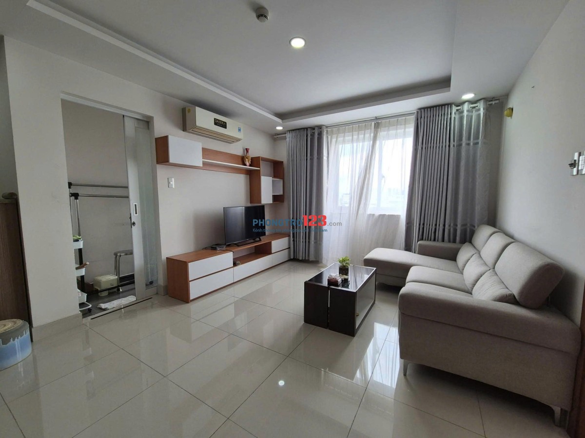 Cho thuê C/c Ruby Garden 2PN Full Nội Thất giá 10Tr/th 79m2 ban công thoáng.
