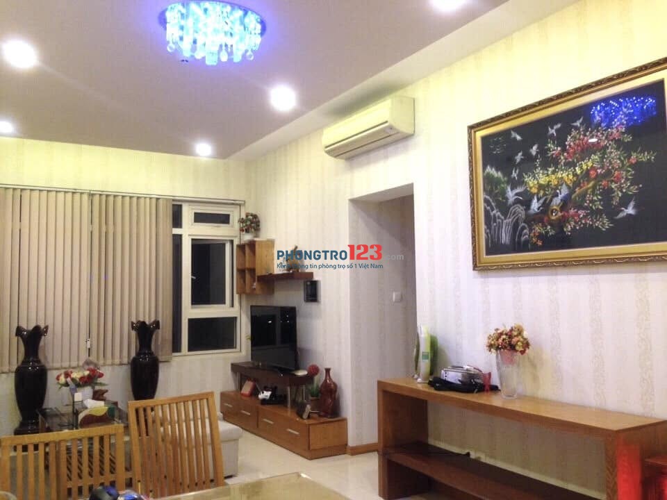Cho thuê chung cư Kim Tâm Hải, Trường Chinh - 90m2, 2PN, Full nội thất giá 8tr/tháng