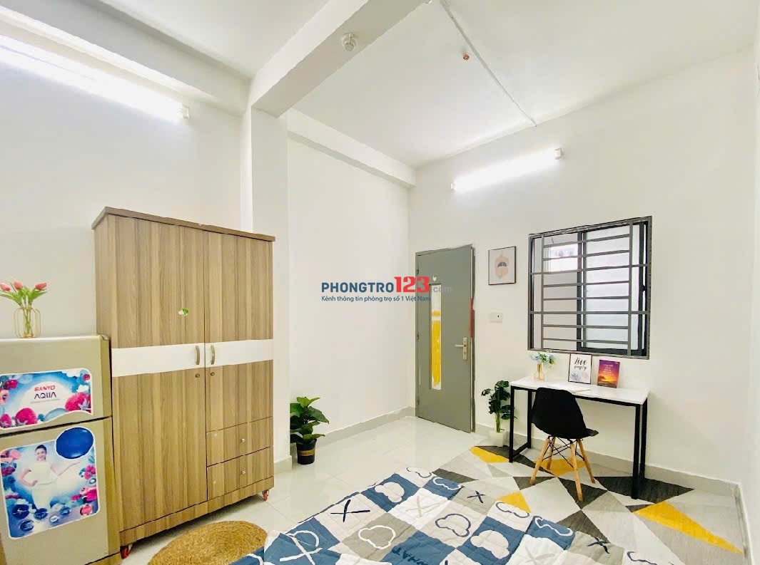 PHÒNG FULL NỘI THẤT SIÊU RỘNG THOÁNG MÁT GẦN ĐH CÔNG NGHIỆP, ĐH MỞ, ĐH VĂN LANG, ĐH MỸ THUẬT...