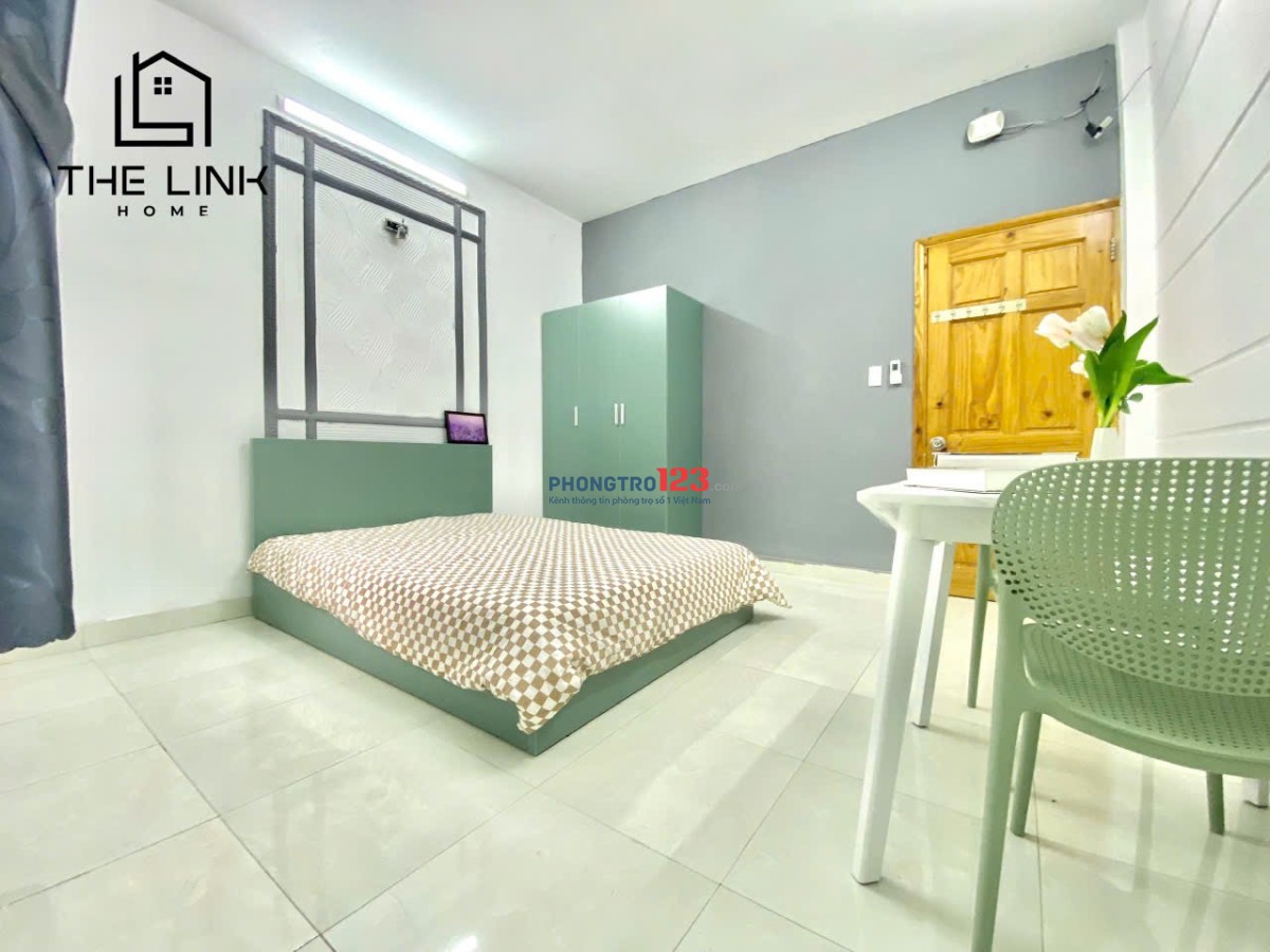 PHÒNG FULL NỘI THẤT SIÊU RỘNG TÁCH BẾP NGUYỄN XÍ GẦN ĐẠI HỌC GIAO THÔNG VẬN TẢI, CÔNG NGHỆ, VĂN LANG
