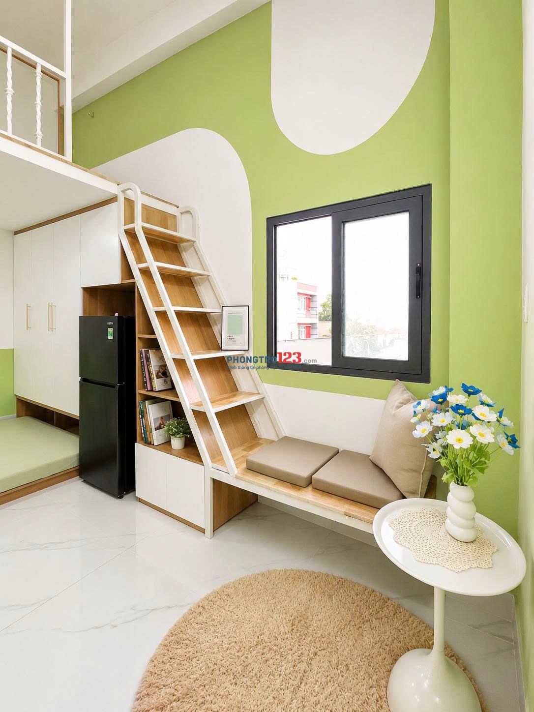 KHAI TRƯƠNG CHDV MỚI XÂY FULL NỘI THẤT TẠI LÊ TRỌNG TẤN GIÁ CHỈ 4tr5