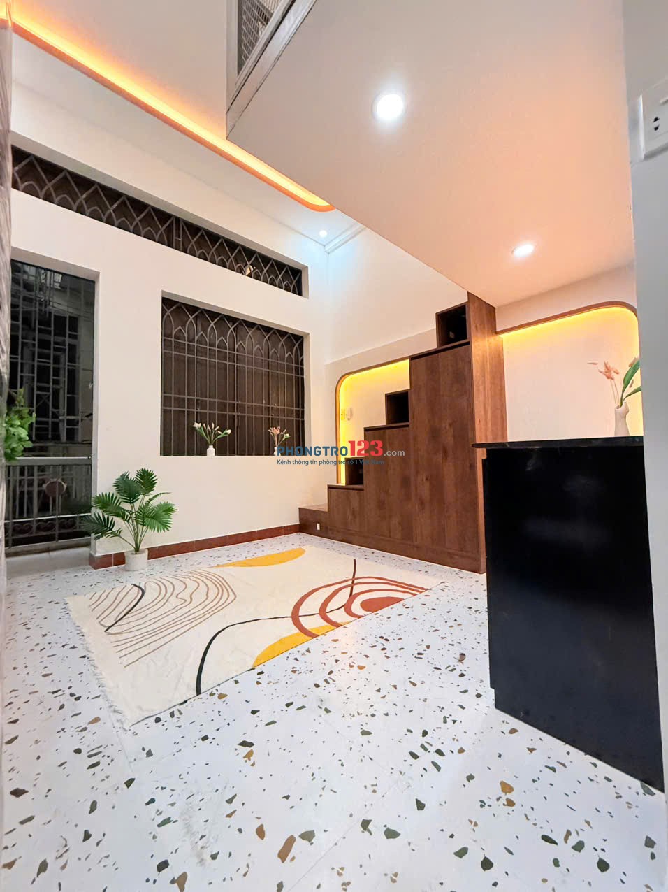 Cho thuê phòng gác lửng có ban công, decor đẹp - Nguyễn Xí, Bình Thạnh | Gần VLU, HUTECH, UEF, UTH