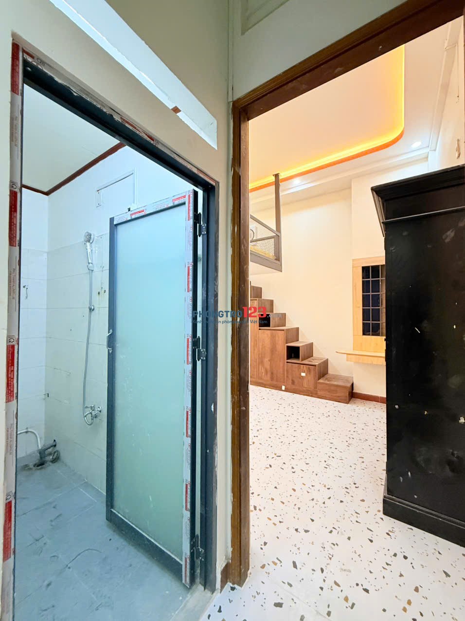 Cho thuê phòng gác lửng có ban công, decor đẹp - Nguyễn Xí, Bình Thạnh | Gần VLU, HUTECH, UEF, UTH