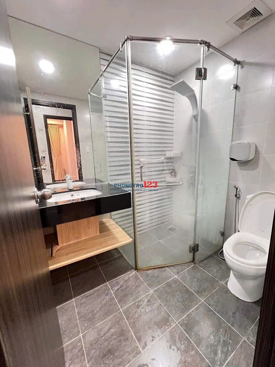Cho thuê chung cư Mỹ Phước, Bùi Hữu Nghĩa- 2PN, Full nội thất giá thuê 13tr5/tháng