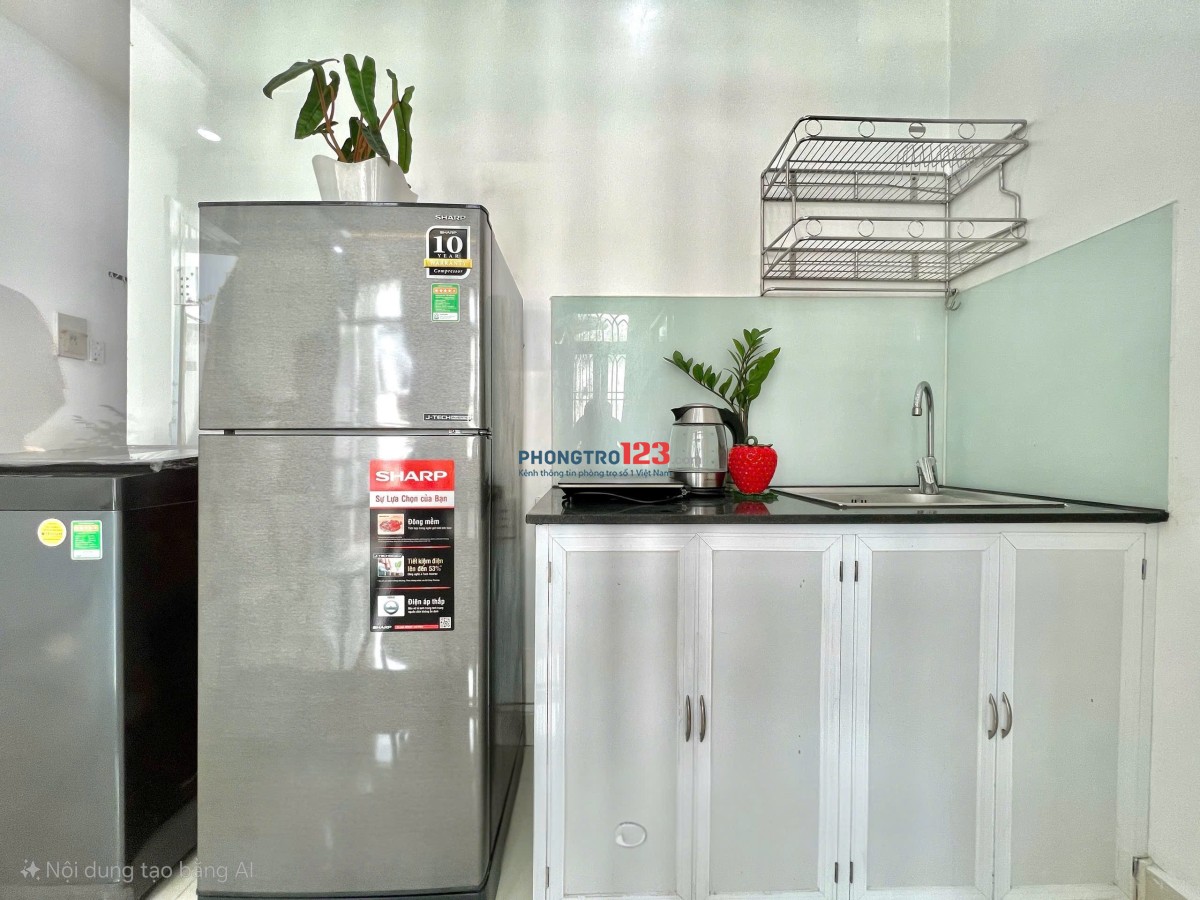 STUDIO TÁCH BẾP 40M² – Q10 | FULL NỘI THẤT Khu Nguyễn Giản Thanh – Tô Hiến Thành, Quận 10