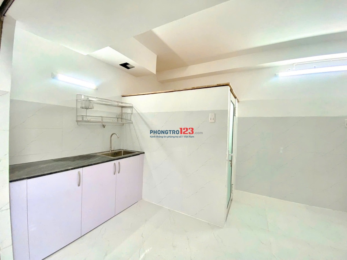 CHO THUÊ PHÒNG STUDIO MỚI XÂY 100% NGAY CHỢ BÌNH THÀNH GIÁ CHỈ 3TR1