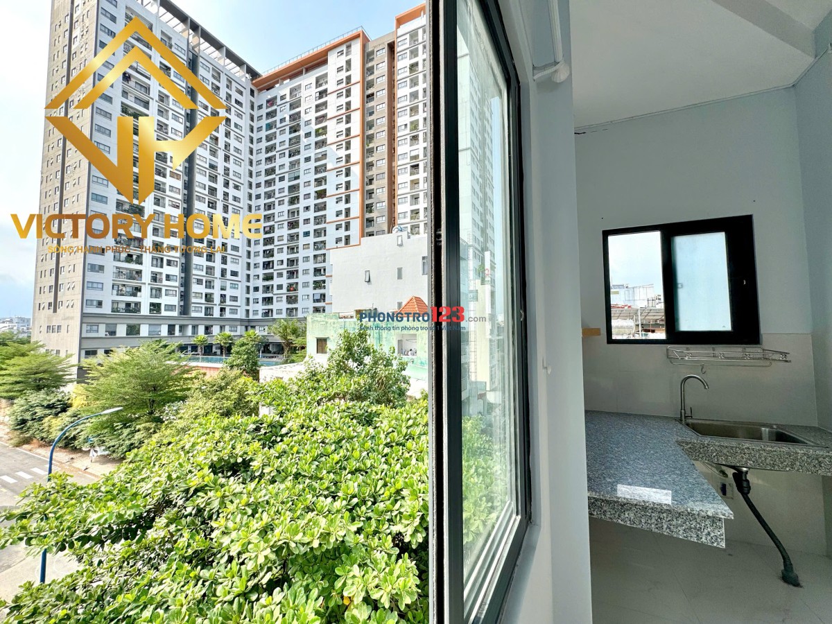 Cho thuê phòng gác lửng thoáng mới tinh, cửa sổ lớn – Bình Thạnh gần Võ Oanh, UTH, HUTECH, UEF, FTU