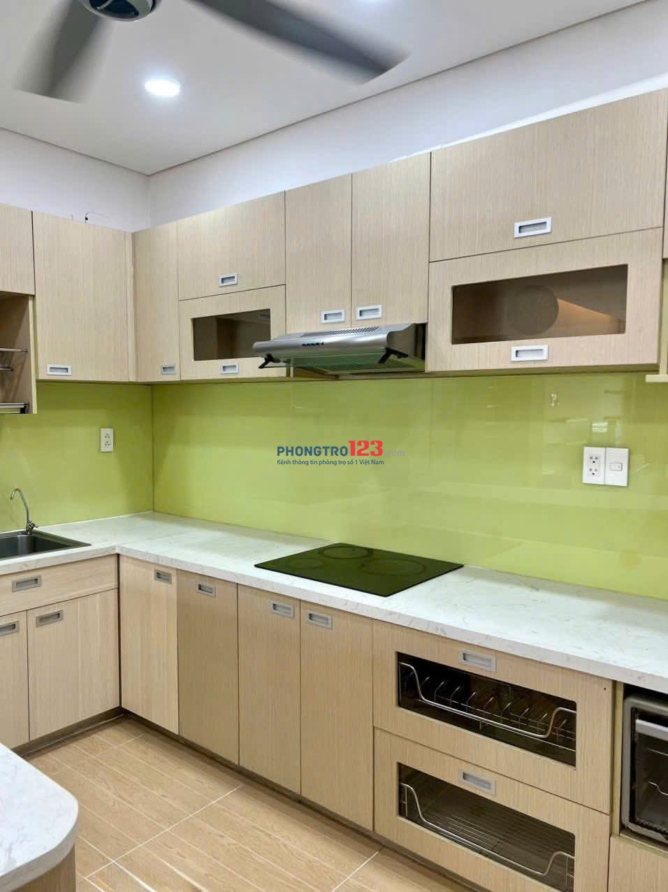 Cho thuê chung cư Harmona, Trương Công Định - 2Pn, Full nội thất giá 11tr/tháng