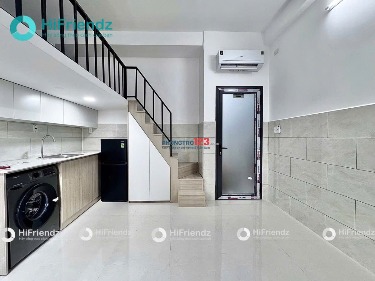 Khai Trương Phòng Gác Rộng Máy Giặt Riêng D5 Bình Thạnh Gần Ngoại Thương, GTVT, Nguyễn Gia Trí, Q1