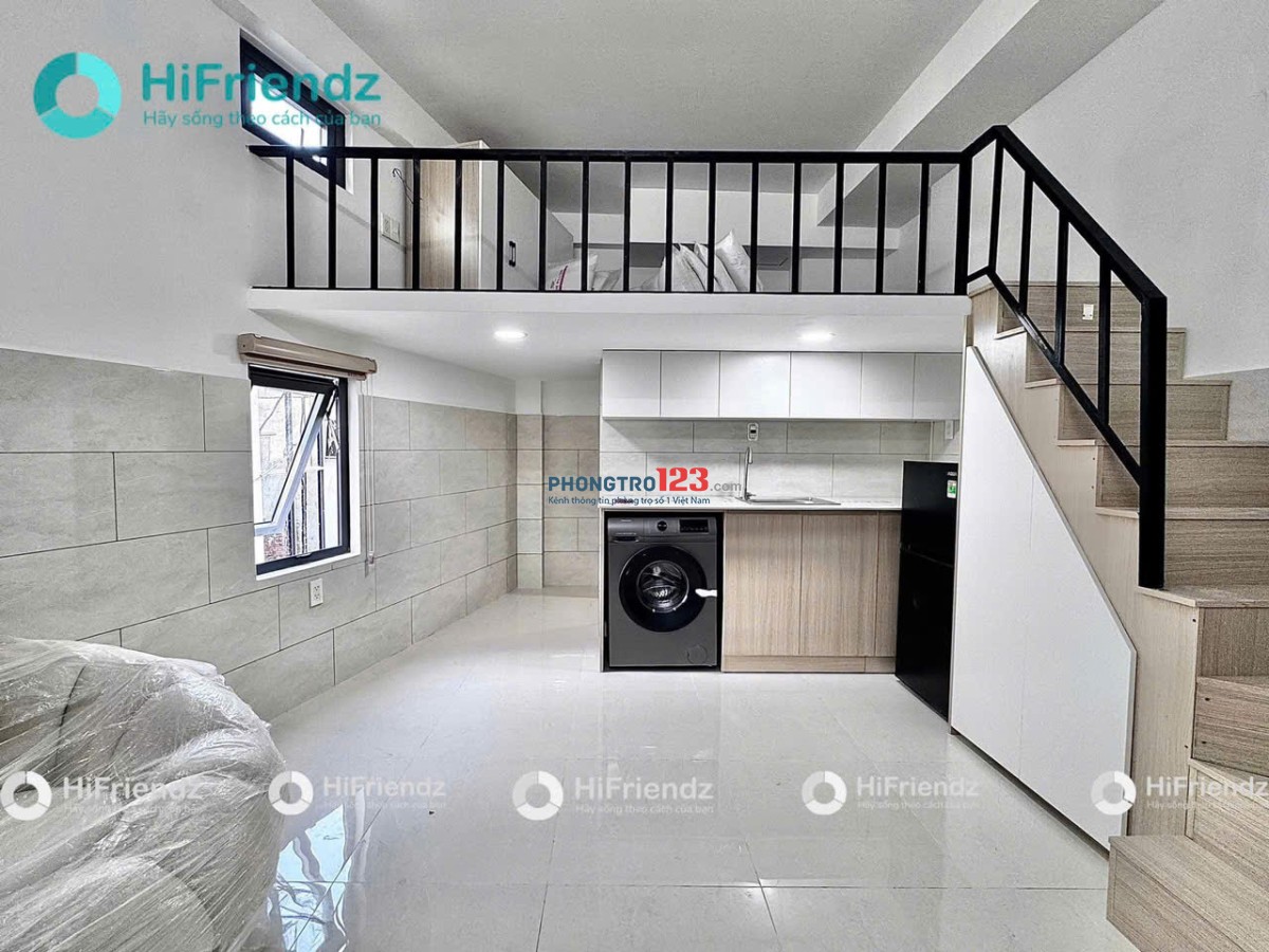 Khai Trương Phòng Gác Rộng Máy Giặt Riêng D5 Bình Thạnh Gần Ngoại Thương, GTVT, Nguyễn Gia Trí, Q1