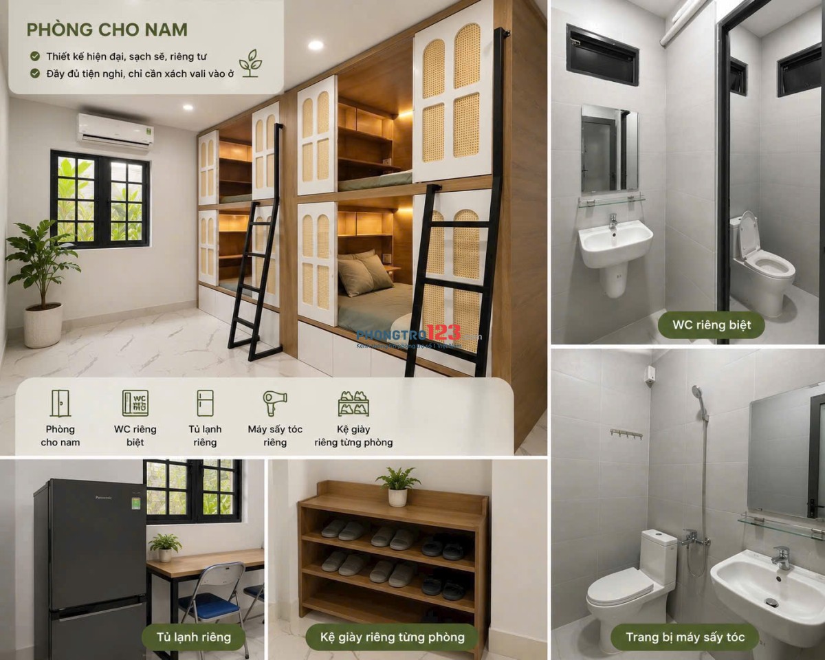 KTX cao cấp gần Chợ Thủ Đức Giá từ 1tr7-2tr bao mọi chi phí