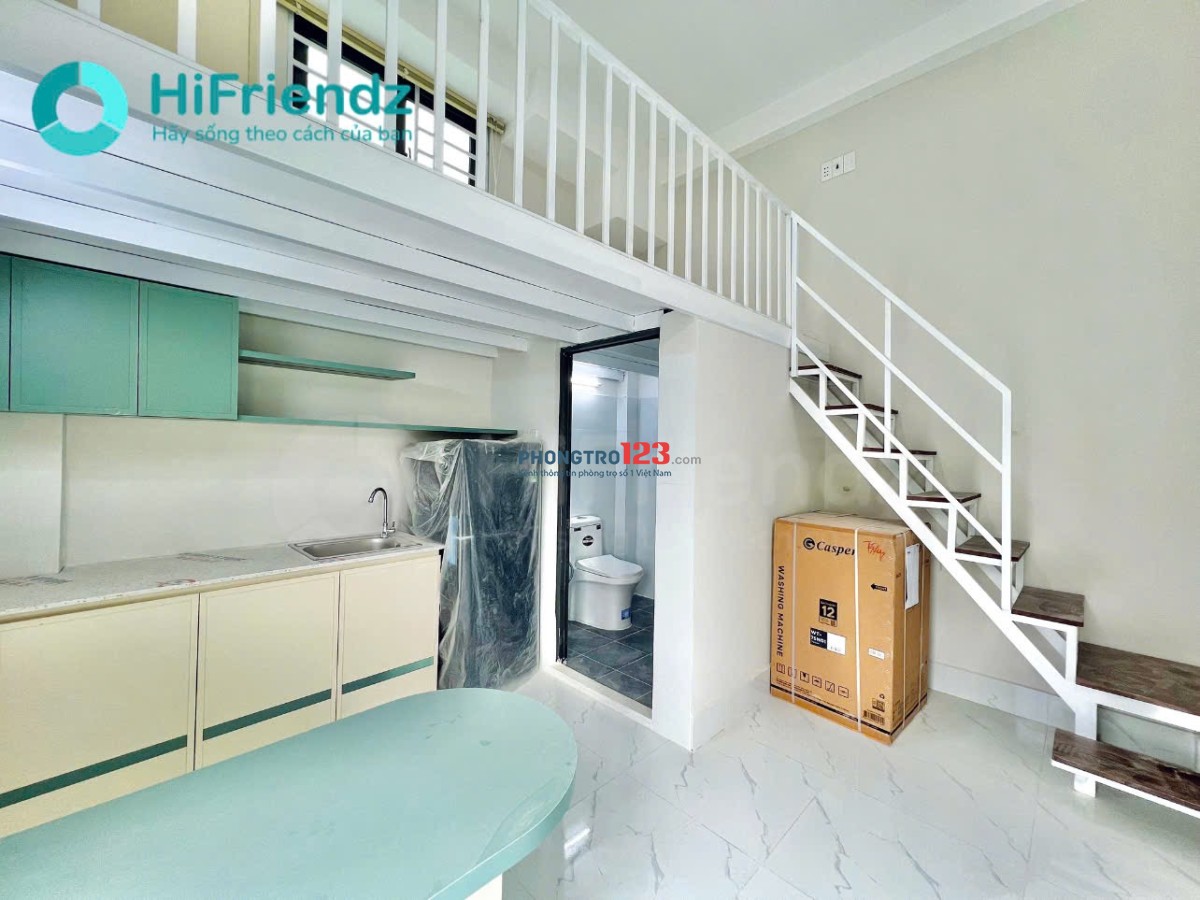 Cho thuê PHÒNG DUPLEX MỚI-FULL NỘI THẤT BAN CÔNG THOÁNG- Ở được 3,4 Người