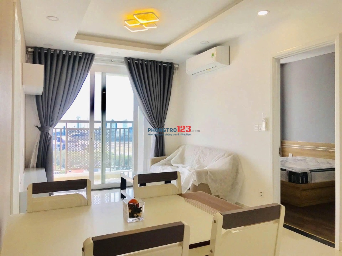 Central Plaza-Phạm Văn Hai 2PN Full nội thất giá thuê 13 triệu/th 71m2 có ban công.