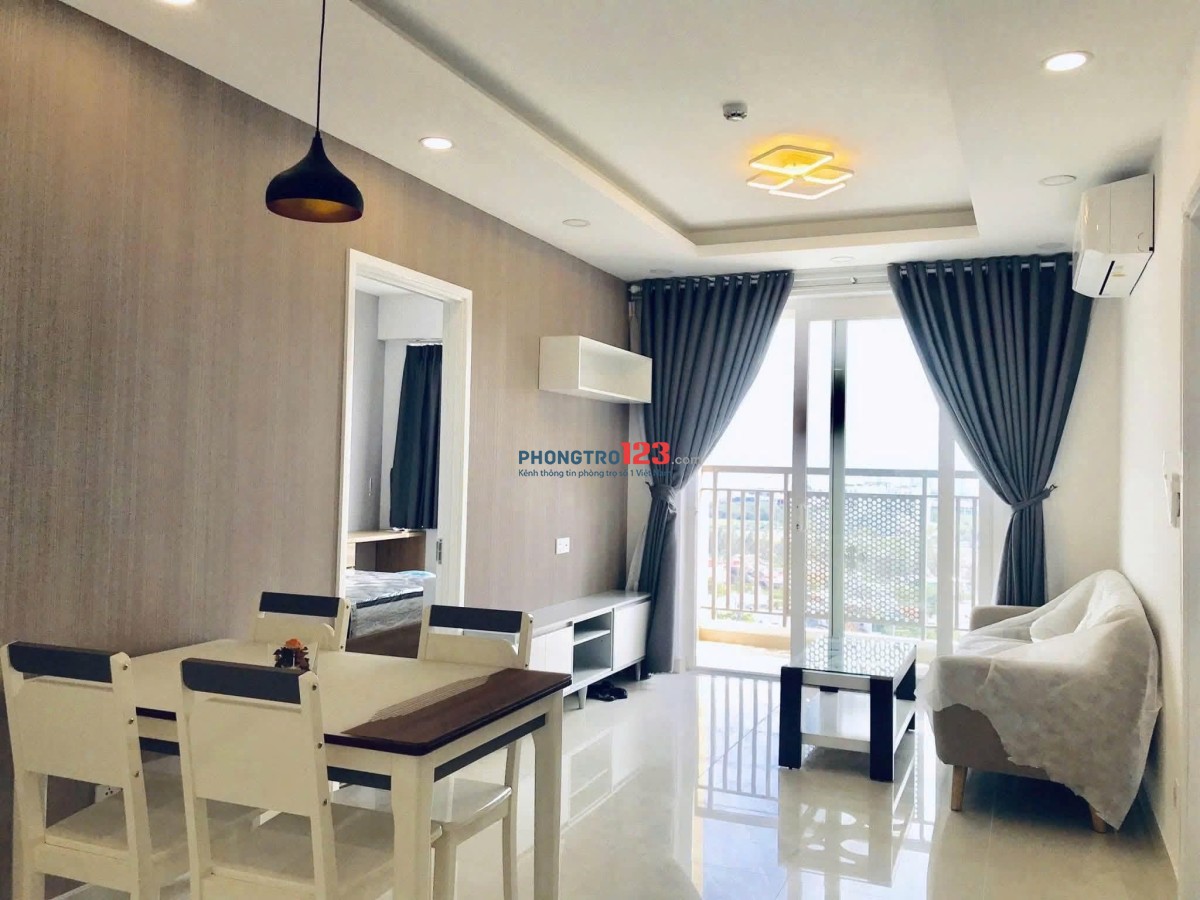Central Plaza-Phạm Văn Hai 2PN Full nội thất giá thuê 13 triệu/th 71m2 có ban công.
