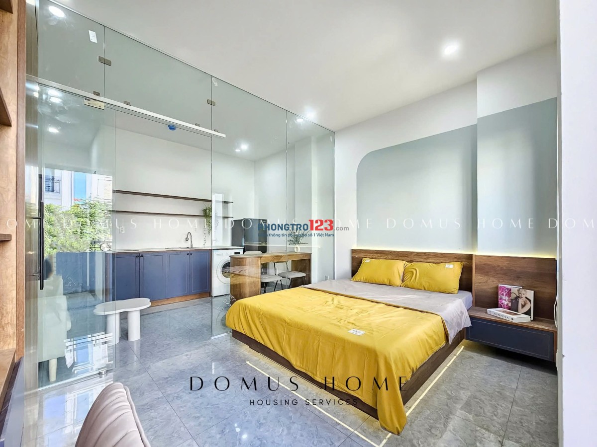 CHO THUÊ CĂN HỘ MINI 1PN FULL NỘI THẤT BAN CÔNG TẠI BÌNH LỢI SÁT VLU3