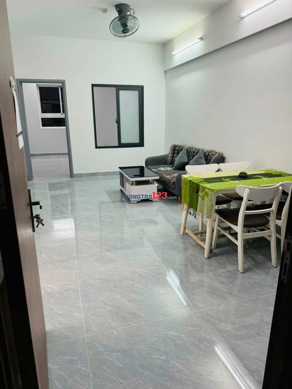Cho thuê chung cư Đặng Văn Ngữ, Phú Nhuận- 2PN, NTCB giá 13tr5/tháng
