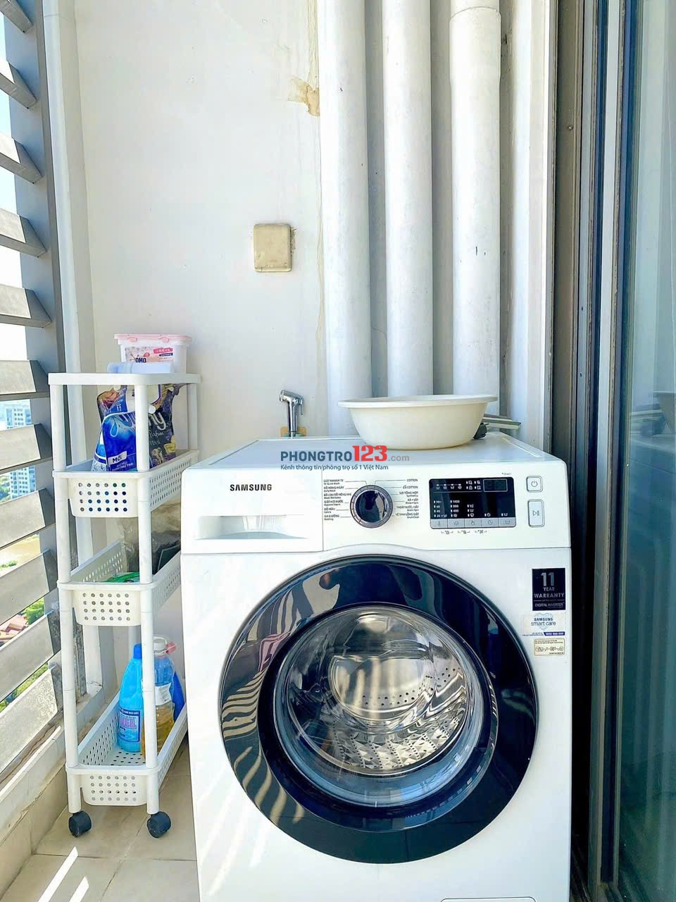 Chung cư Viva, Võ Văn Kiệt, Q6: 3p ngủ, Full NTCC, 16triệu, 90m2