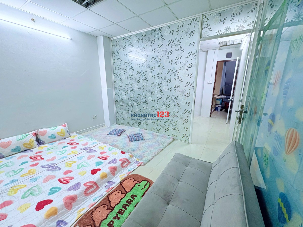 PHÒNG CÓ VÁCH NGĂN 1PN KÍN ĐÁO - CỬA SỔ LỚN THOÁNG - CHO NUÔI PET NGAY LOTTE MART GÒ VẤP