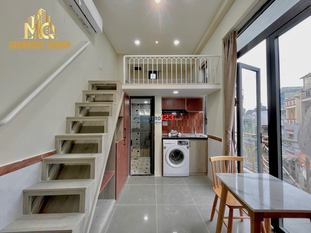 CHO THUÊ DUPLEX CỬA SỔ, BAN CÔNG, MÁY GIẶT RIÊNG NGAY LÝ THƯỜNG KIỆT, QUẬN 10