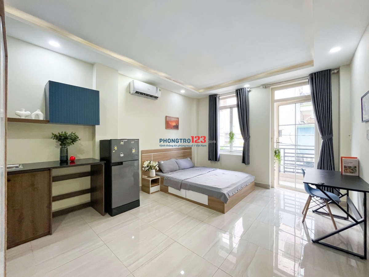 Căn Hộ STUDIO BAN CÔNG Xịn, hiện đại Full NT ngay Tô Hiến Thành, Quận 10