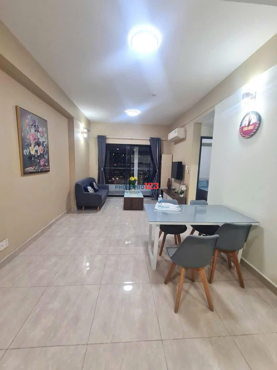 C/c Screc-Trường Sa Q.3 Full nội thất 2PN, 77m2, giá thuê 12 triêu/th