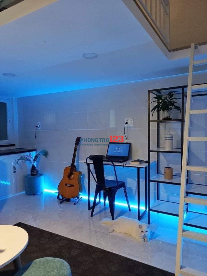 Phòng trọ có gác 32m2 Giá rẻ- Gác rộng- Tiện nghi đường Vũ Tùng quận Bình Thạnh ngay chợ Bà Chiểu