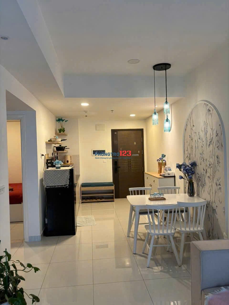 Chung cư Lucky, Phan Văn Khoẻ, Q6: 3p ngủ, full NTCC, 92m2, 16triệu
