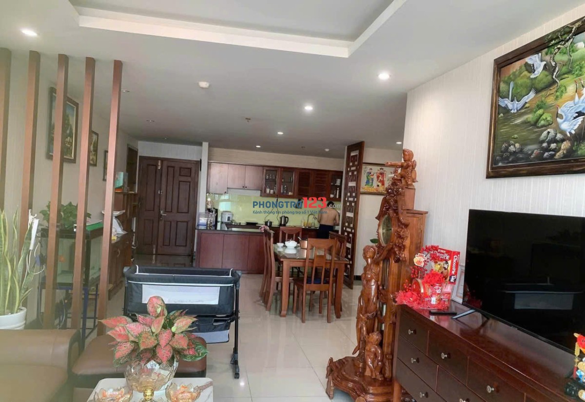 Chung cư Screc, Trường Sa, Q3: 2p ngủ, 68m2, full NT, 12triệu