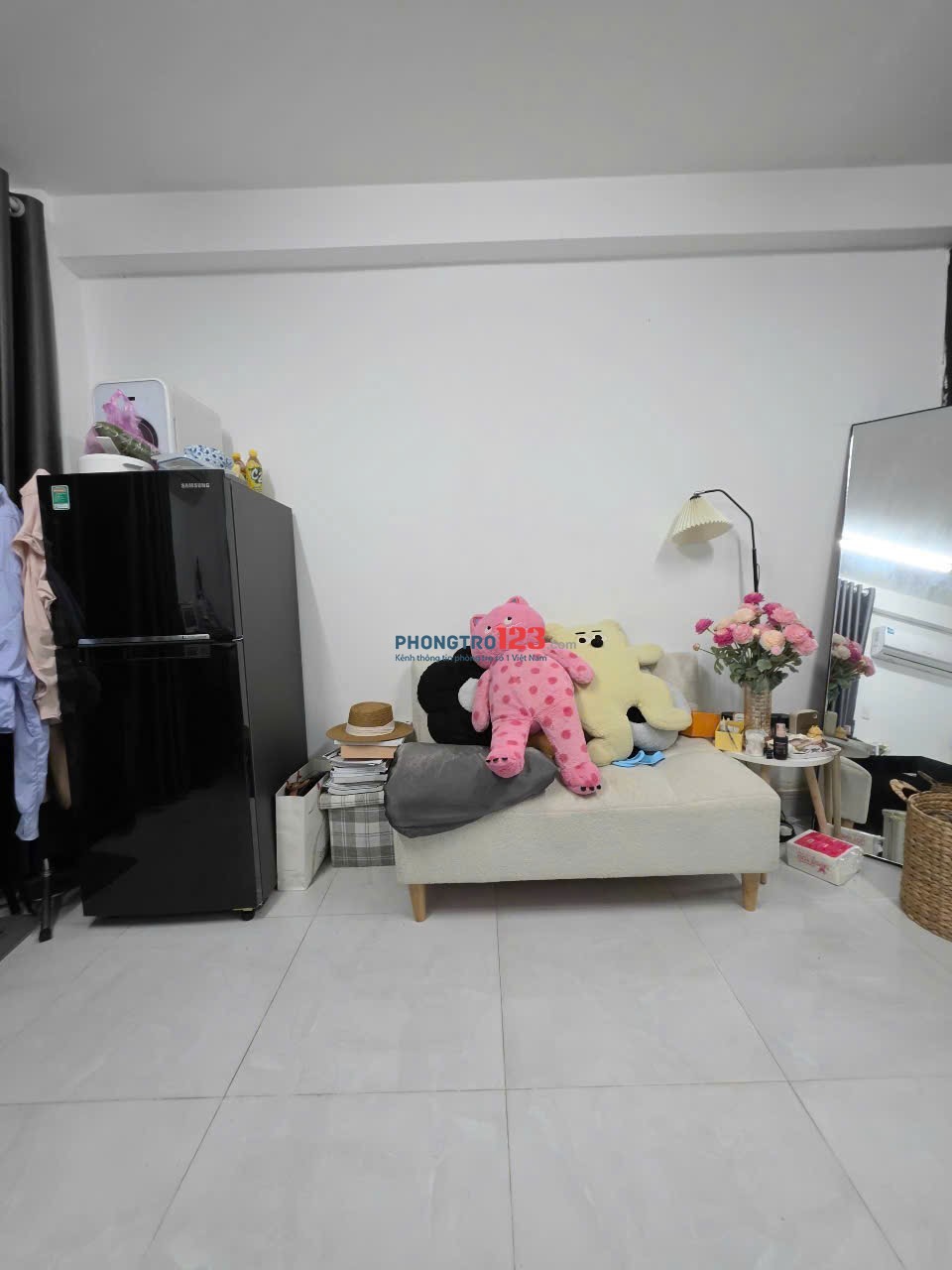 Chính Chủ Cho Thuê Phòng 30m2 - Hoàng Hoa Thám - CHỈ TÍNH ĐIỆN 3k5, NƯỚC 100k/ng