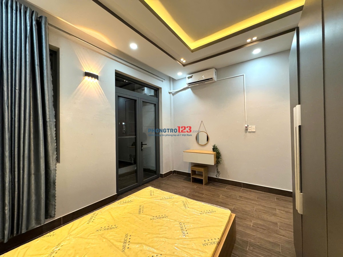 PHÒNG MASTER FULL NỘI THẤT GÒ VẤP - HẺM Ô TÔ - BAN CÔNG - 6 TRIỆU/THÁNG