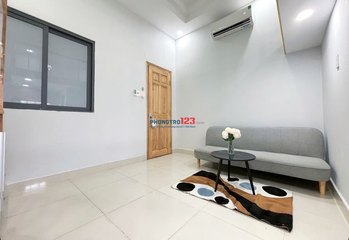 Cho thuê phòng gác lửng rộng, full nội thất, cửa sổ| gần UTH, FTU2, HUTECH – Chu Văn An, Bình Thạnh