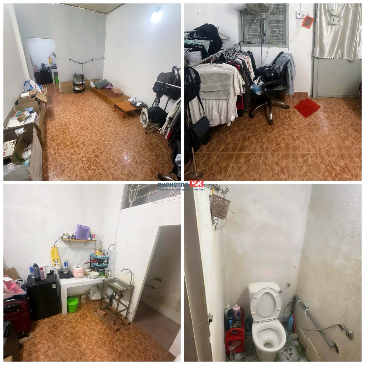 Cho Thuê Phòng Q10.tầng trệt.rộng rãi thoải mái.tolet riêng kệ bếp 3tr3