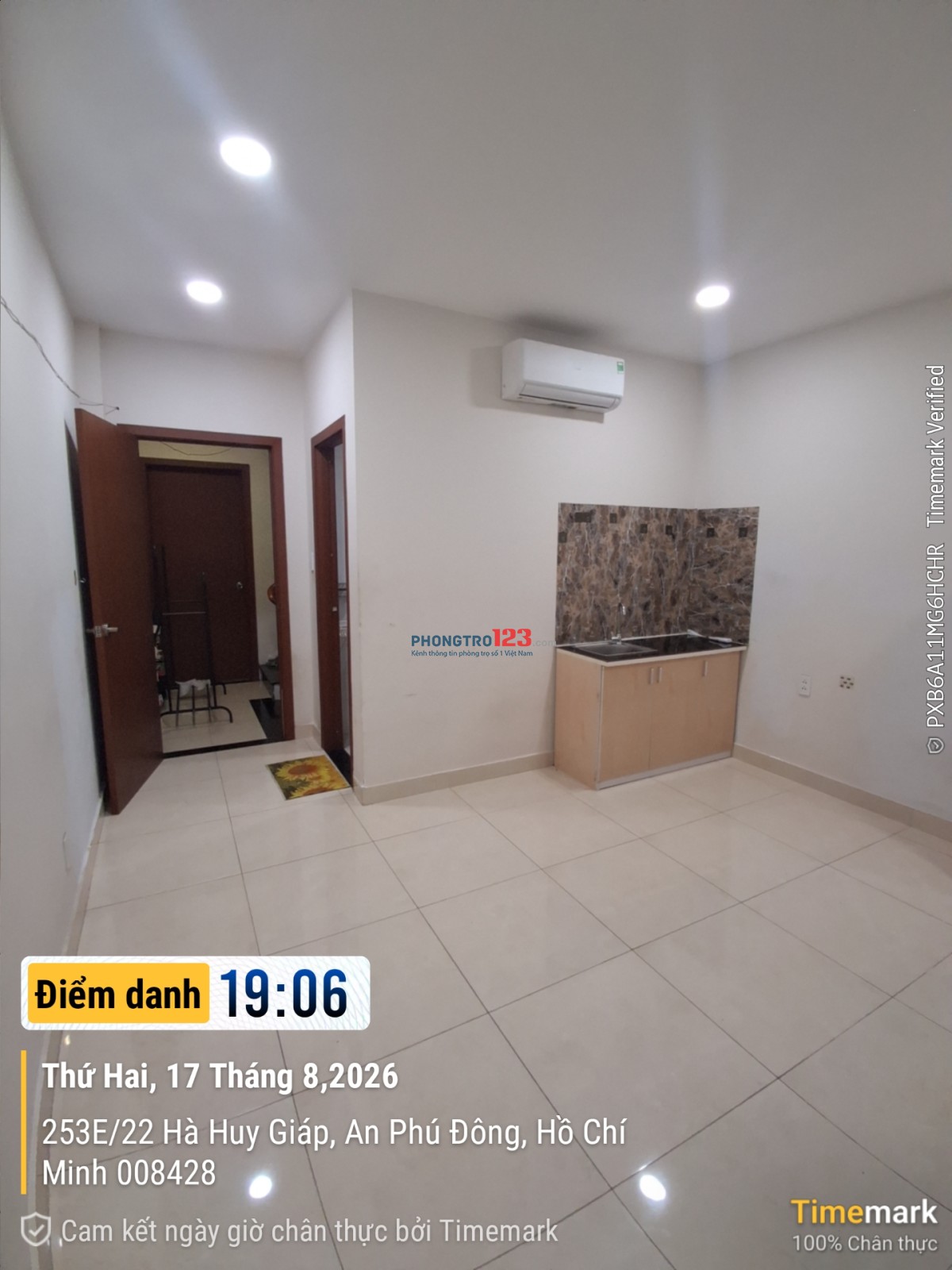  GIÁ 3.3 TRIỆU/THÁNG CHO THUÊ PHÒNG FULL NỘI THẤT – ĐƯỜNG HÀ HUY GIÁP, ( Giáp Gò Vấp ),