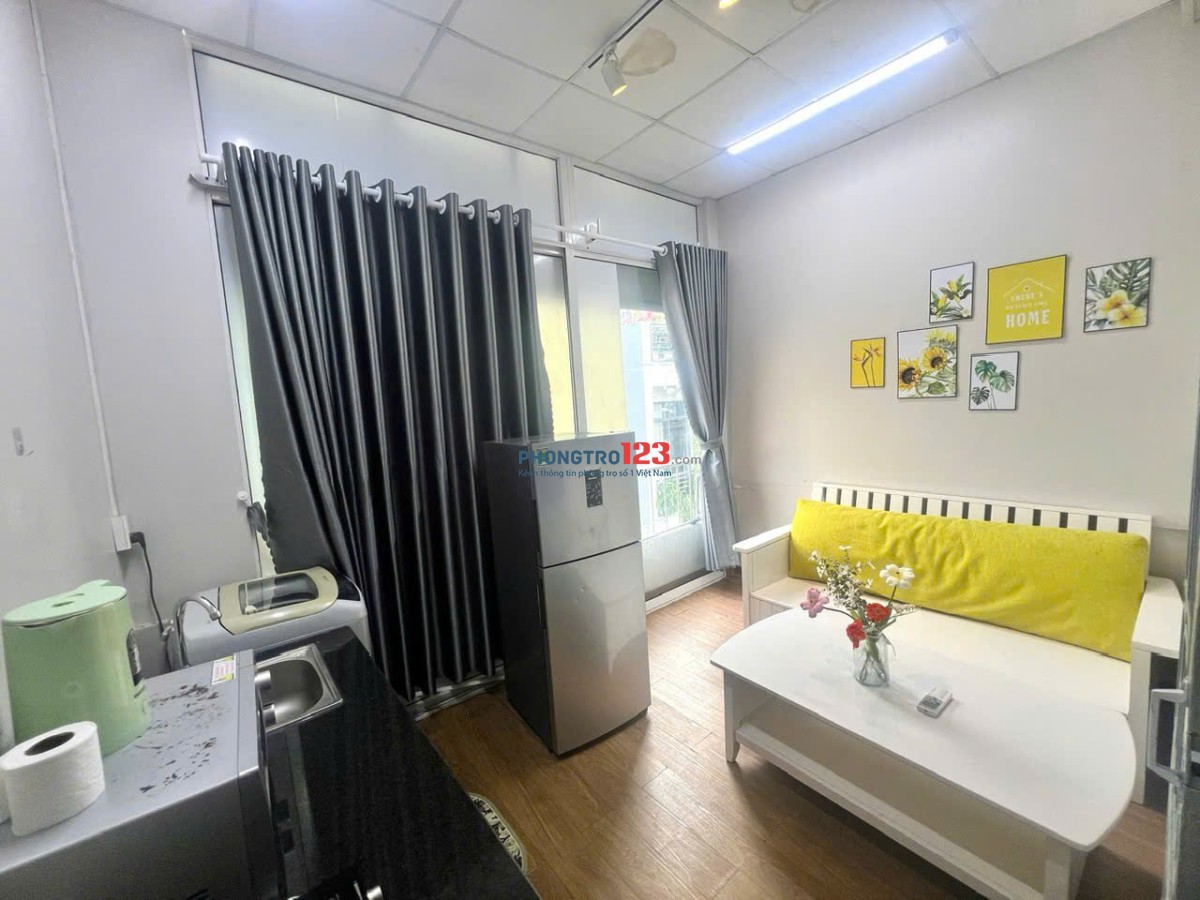 CHO THUÊ PHÒNG TRỌ SINH VIÊN GẦN UEH, ĐH SƯ PHẠM, HUFLIT – 1PN FULL NỘI THẤT LÊ VĂN SỸ Q3