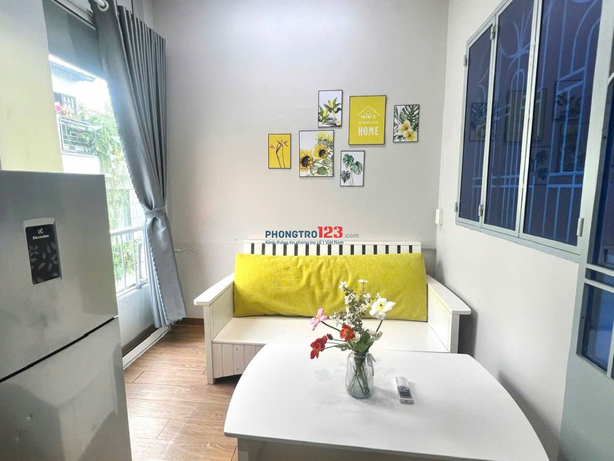 CHO THUÊ PHÒNG TRỌ SINH VIÊN GẦN UEH, ĐH SƯ PHẠM, HUFLIT – 1PN FULL NỘI THẤT LÊ VĂN SỸ Q3