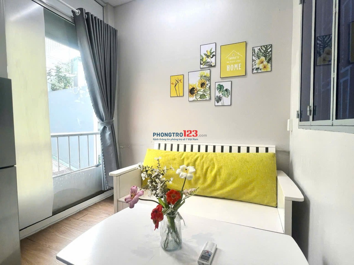 CHO THUÊ PHÒNG TRỌ SINH VIÊN GẦN UEH, ĐH SƯ PHẠM, HUFLIT – 1PN FULL NỘI THẤT LÊ VĂN SỸ Q3