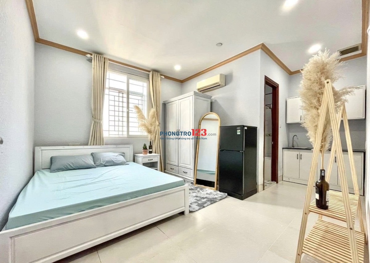 STUDIO THOÁNG SÁNG, FULL TIỆN NGHI NGAY KCX TÂN THUẬN, ĐH TÀI CHÍNH - MARKETING
