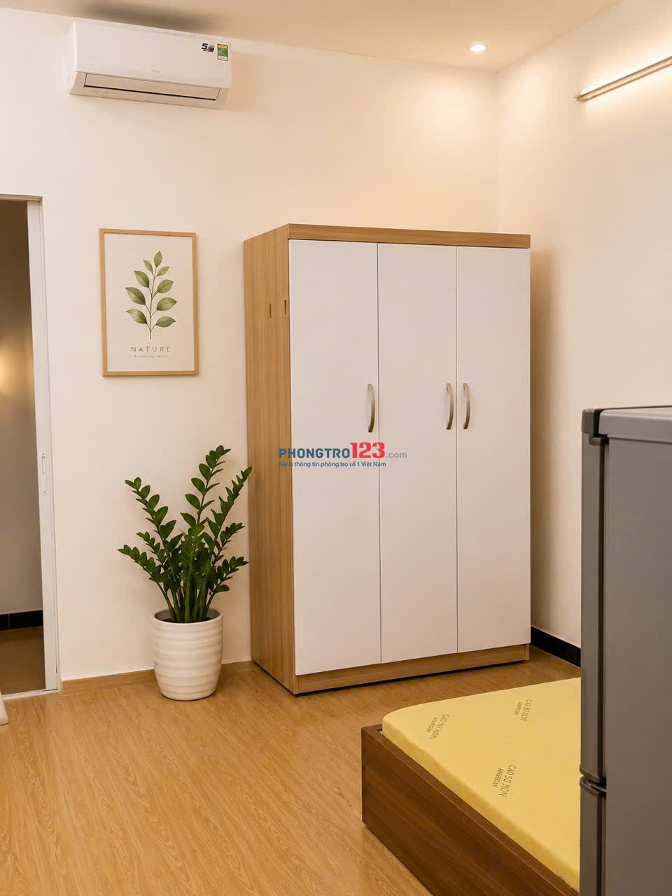 PHÒNG TRỌ FULL NỘI THẤT SIÊU THOÁNG GẦN Q1, ĐH MỞ, ĐH VĂN LANG, ĐH KINH TẾ,…