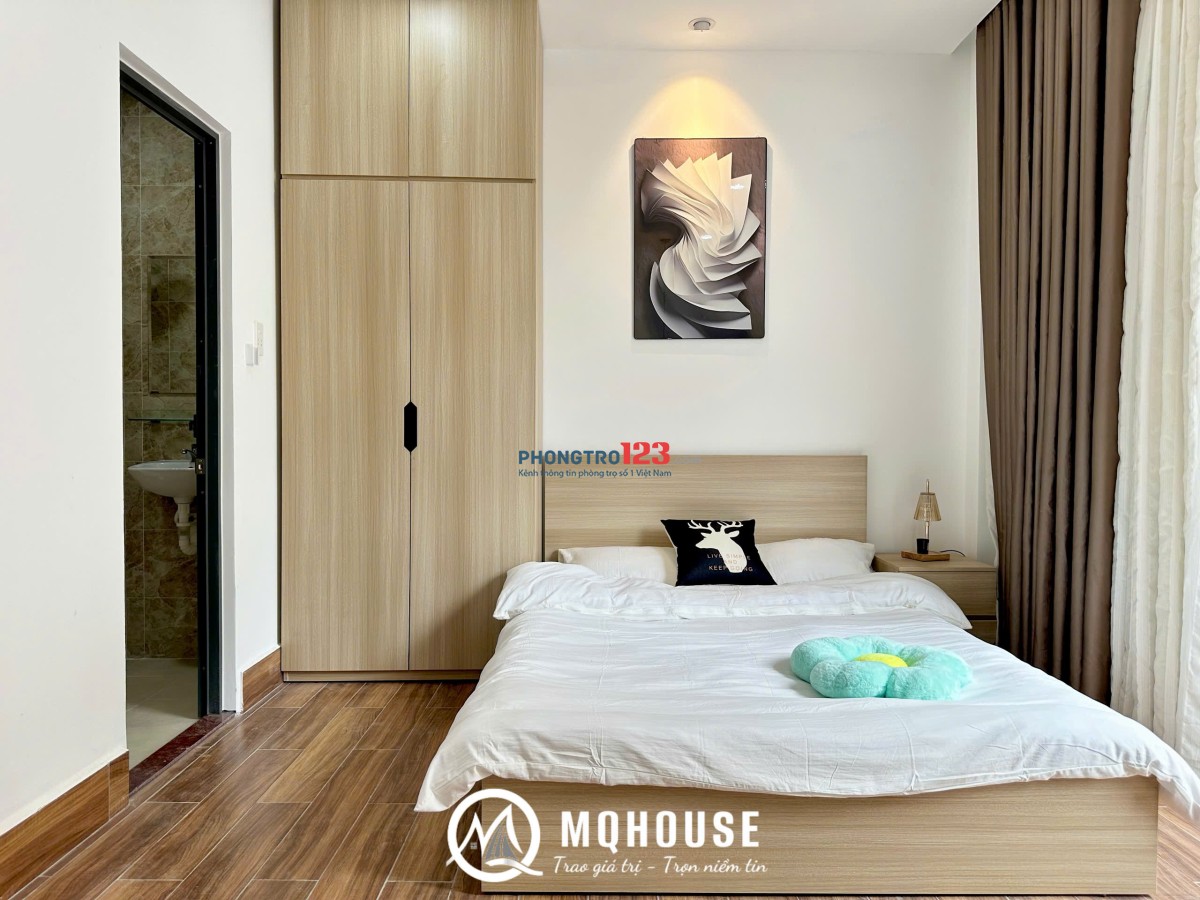 STUDIO BAN CÔNG TONE GỖ CỰC ĐẸP GẦN SÂN BAY - CV GIA ĐỊNH