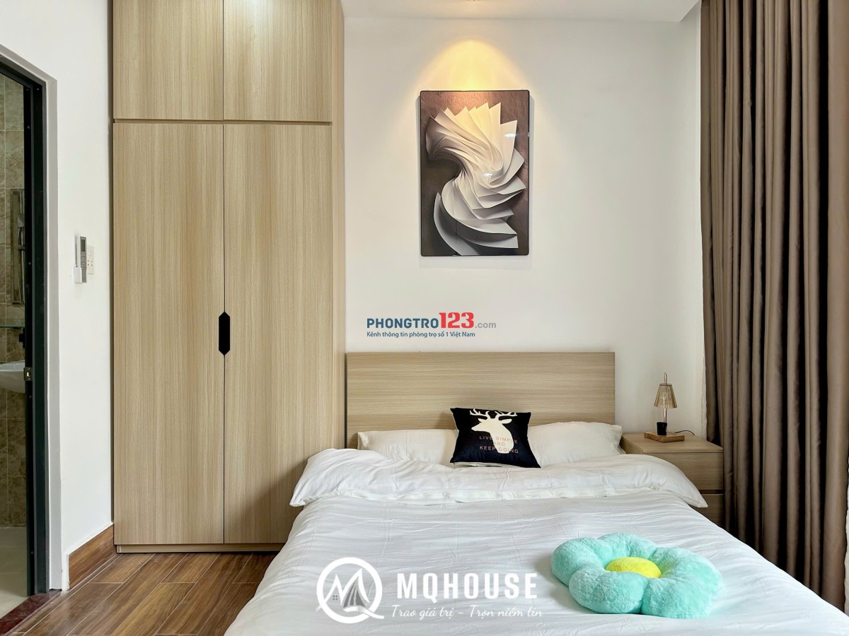 STUDIO BAN CÔNG TONE GỖ CỰC ĐẸP GẦN SÂN BAY - CV GIA ĐỊNH