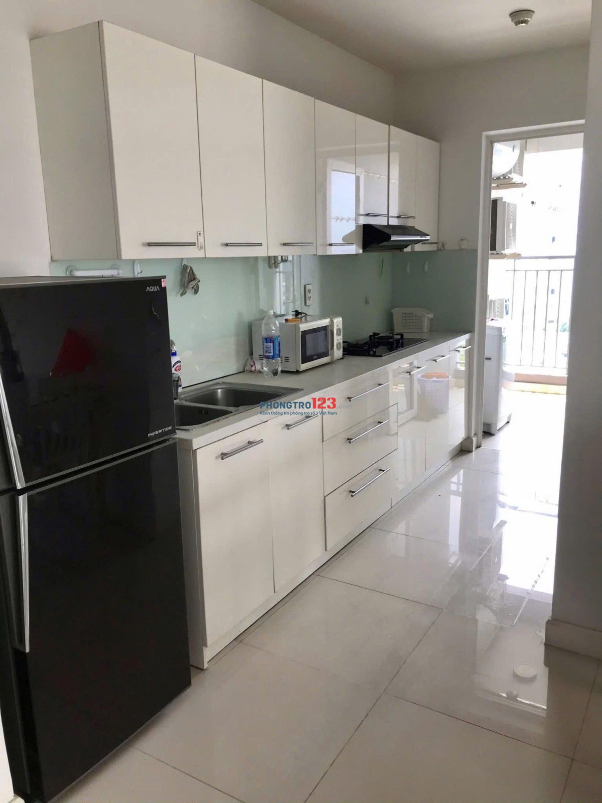 Chung cư Idico Tân Phú căn 76m2, 2p ngủ.NTCC, block C giá 9tr/tháng