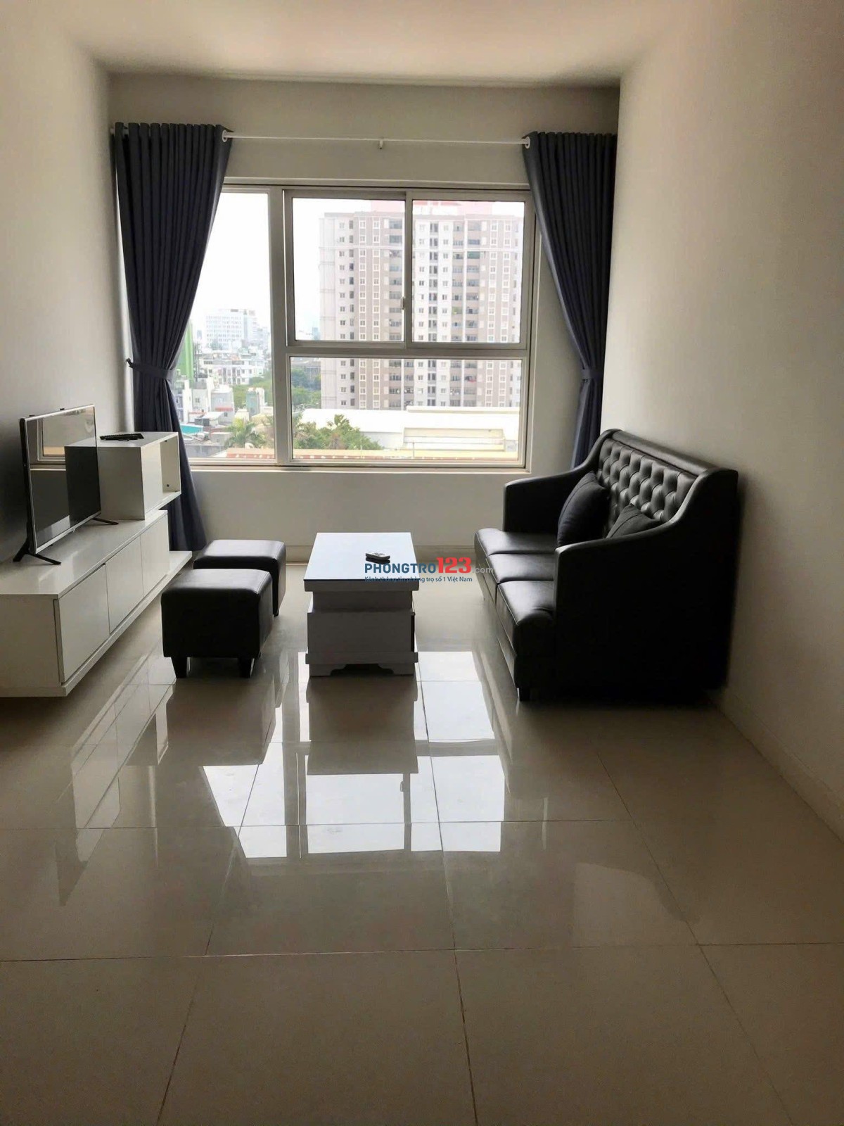 Chung cư Idico Tân Phú căn 76m2, 2p ngủ.NTCC, block C giá 9tr/tháng