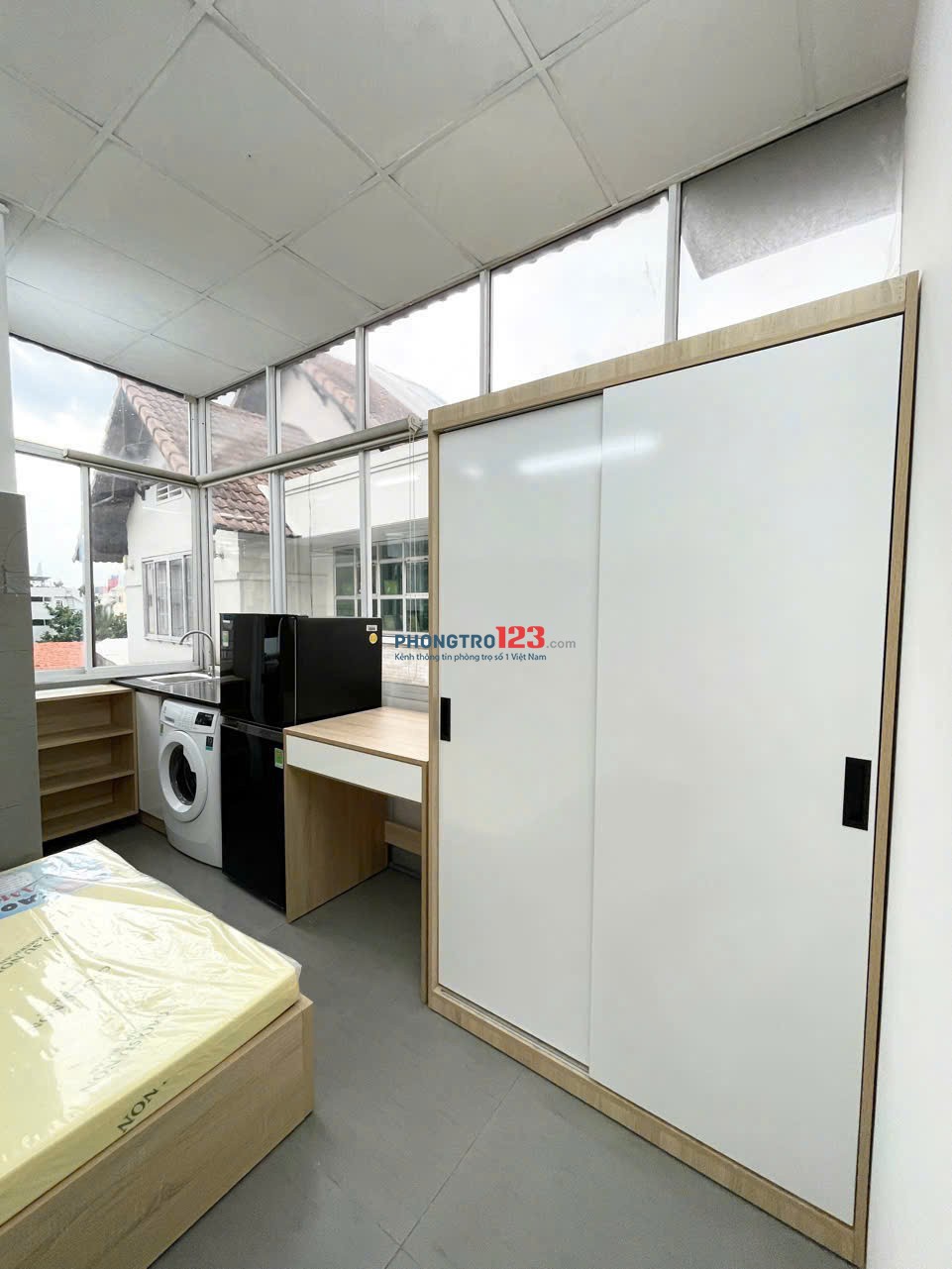 PHÒNG STUDIO FULL NỘI THẤT | CỬA SỔ LỚN | MÁY GIẶT RIÊNG | BÌNH THẠNH