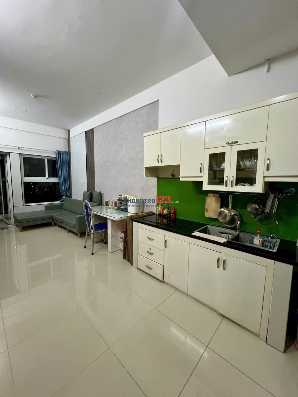 Chung cư Phúc Yên, Phan Huy Ích, GV: 1p ngủ, 7,5triệu, Full NT
