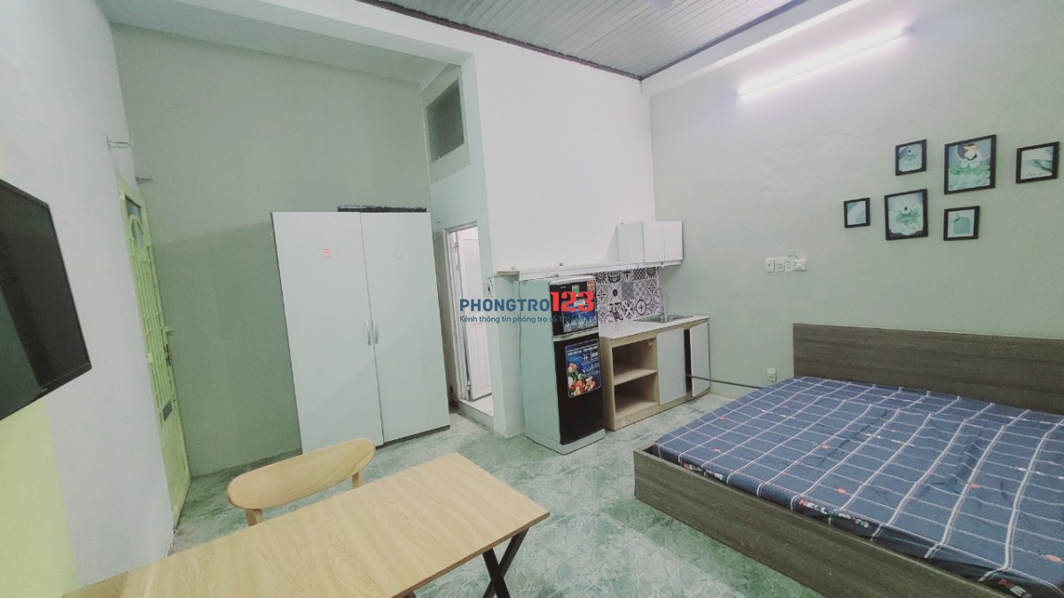 CHO THUÊ PHÒNG STUDIO 2 GIƯỜNG ĐẦY ĐỦ NỘI THẤT MÁY LẠNH, CITY LAND